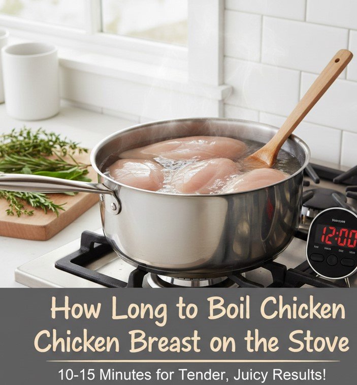How Long to Boil Chicken Breast on the Stove