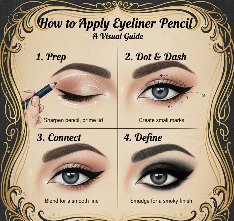 How to Apply Eyeliner Pencil
