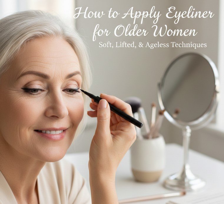 How to Apply Eyeliner for Older Women