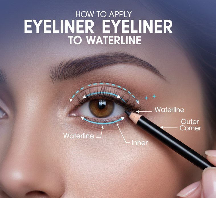 How to Apply Eyeliner to Waterline