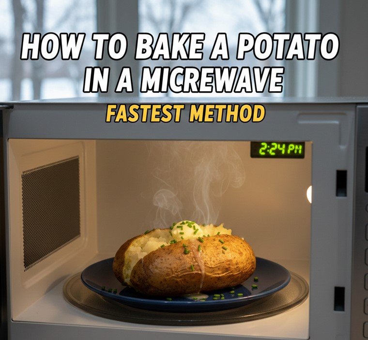 How to Bake a Potato in the Microwave Fastest Method