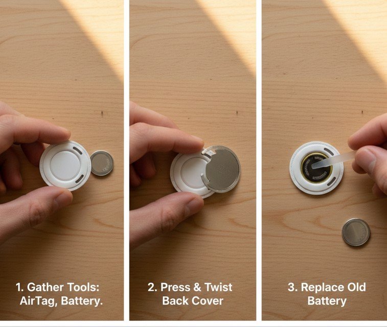 How to Change AirTag Battery Step by Step
