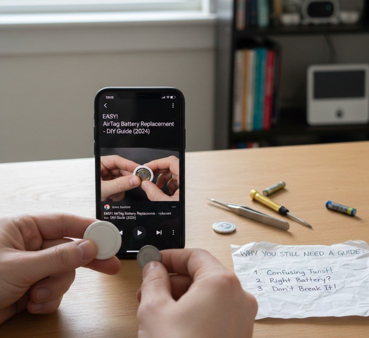 How to Change AirTag Battery Using YouTube And Why You Still Need a Guide