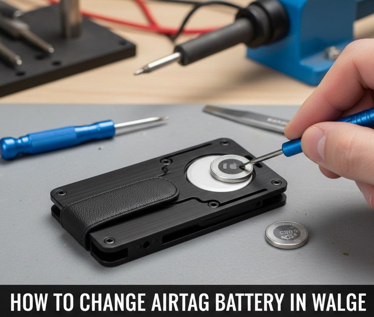 How to Change AirTag Battery in a Ridge Wallet