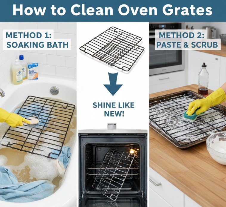 How to Clean Oven Grates 1
