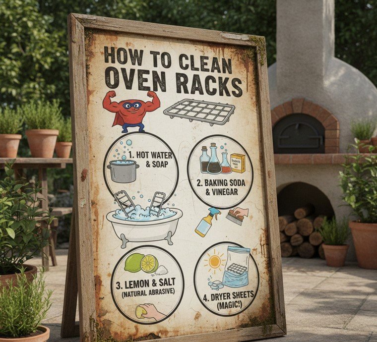 How to Clean Oven Racks