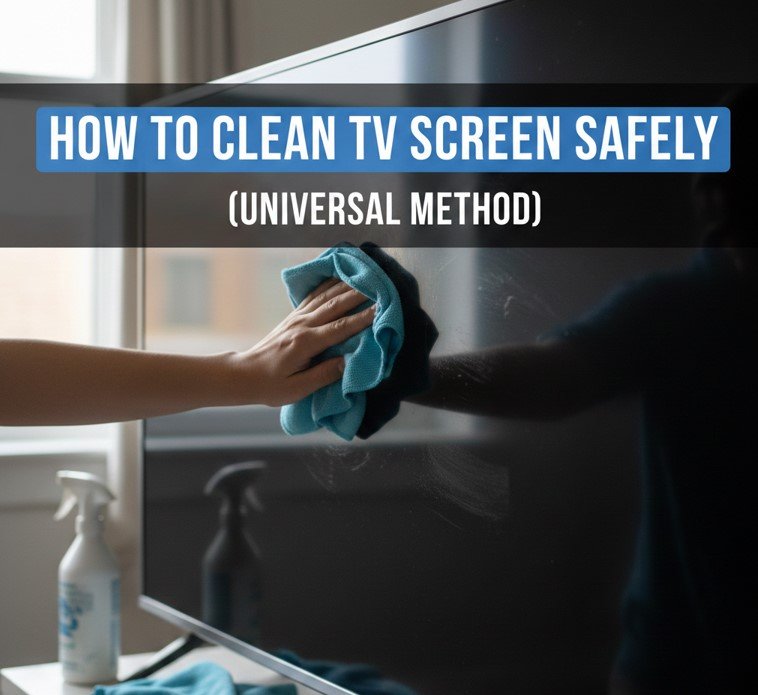 How to Clean TV Screen