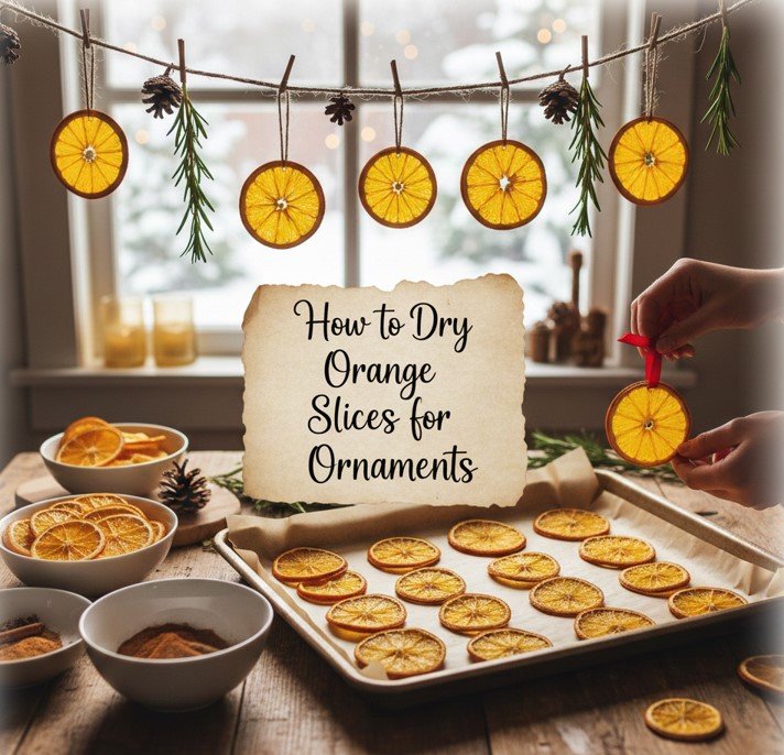 How to Dry Orange Slices for Ornaments