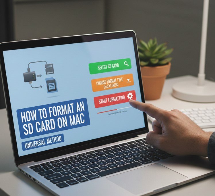 How to Format an SD Card on Mac Universal Method