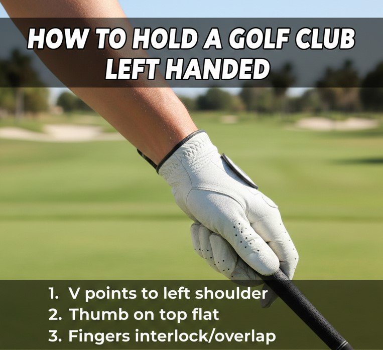 How to Hold a Golf Club Left Handed