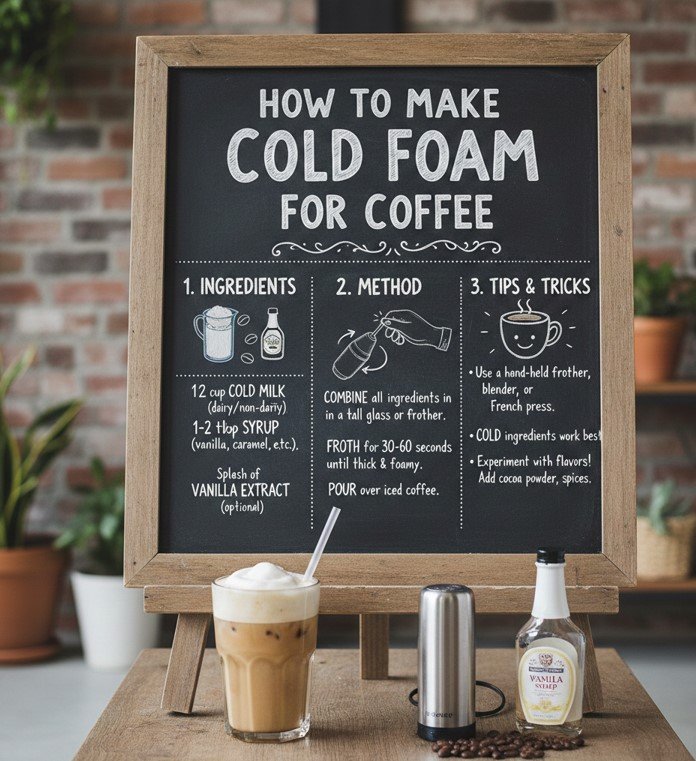 How to Make Cold Foam for Coffee