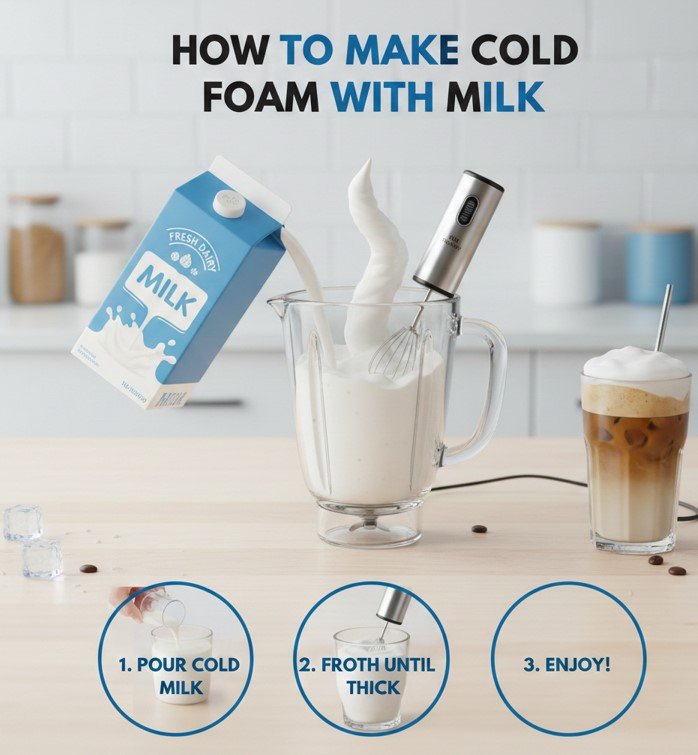 How to Make Cold Foam with Milk
