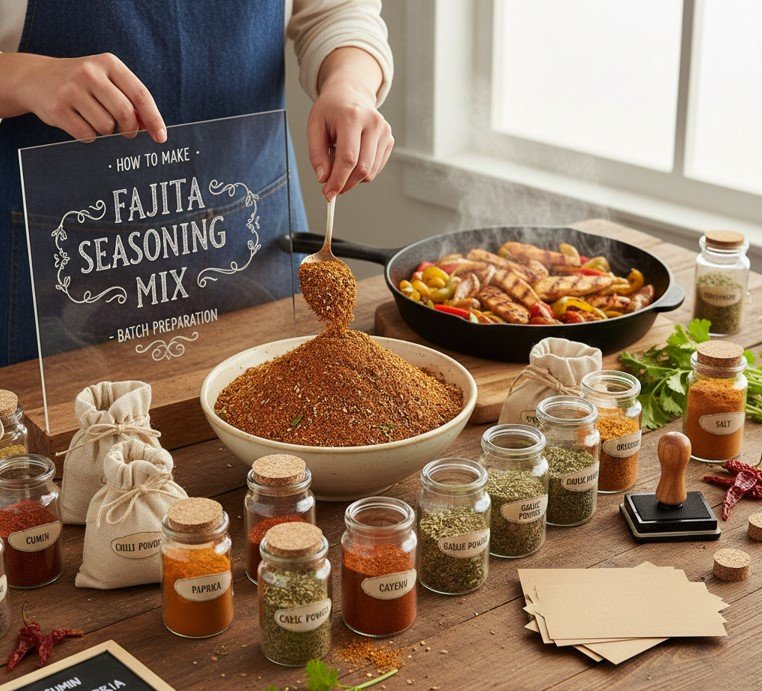 How to Make Fajita Seasoning Mix Batch Preparation