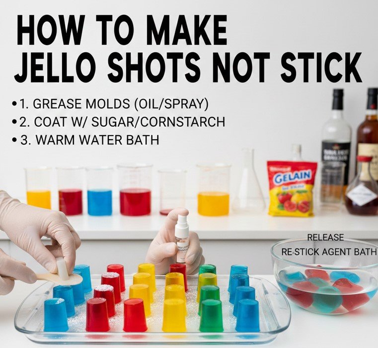 How to Make Jello Shots Not Stick