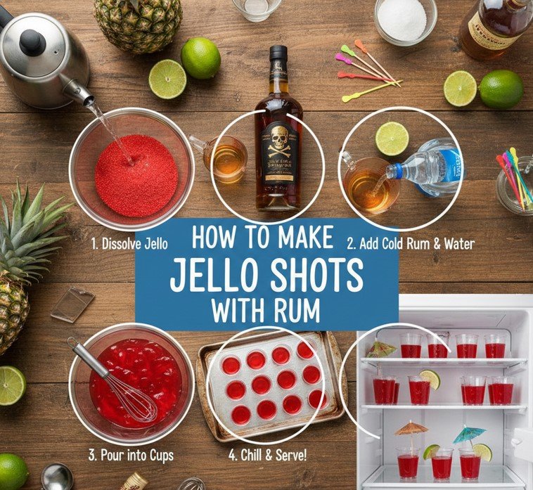 How to Make Jello Shots with Rum