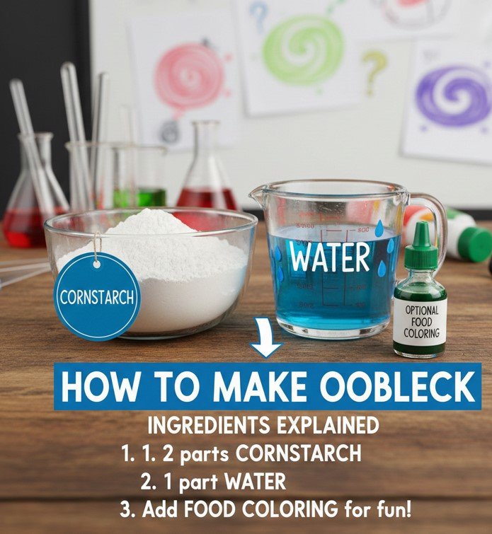 How to Make Oobleck Ingredients