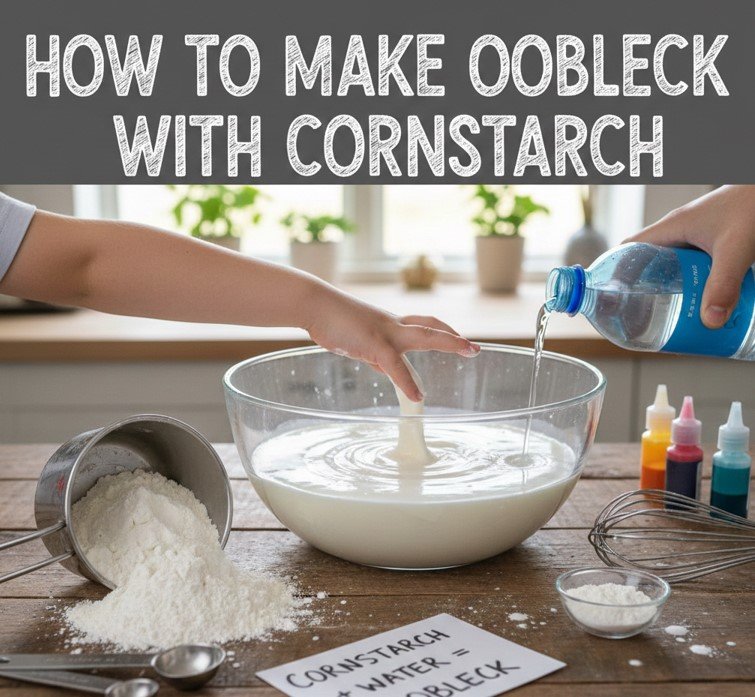 How to Make Oobleck with Cornstarch