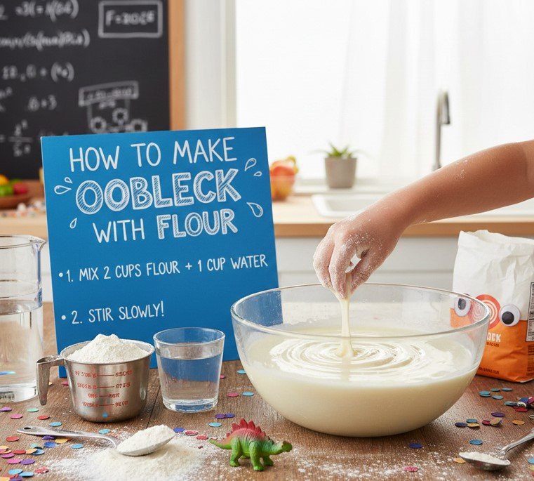 How to Make Oobleck with Flour