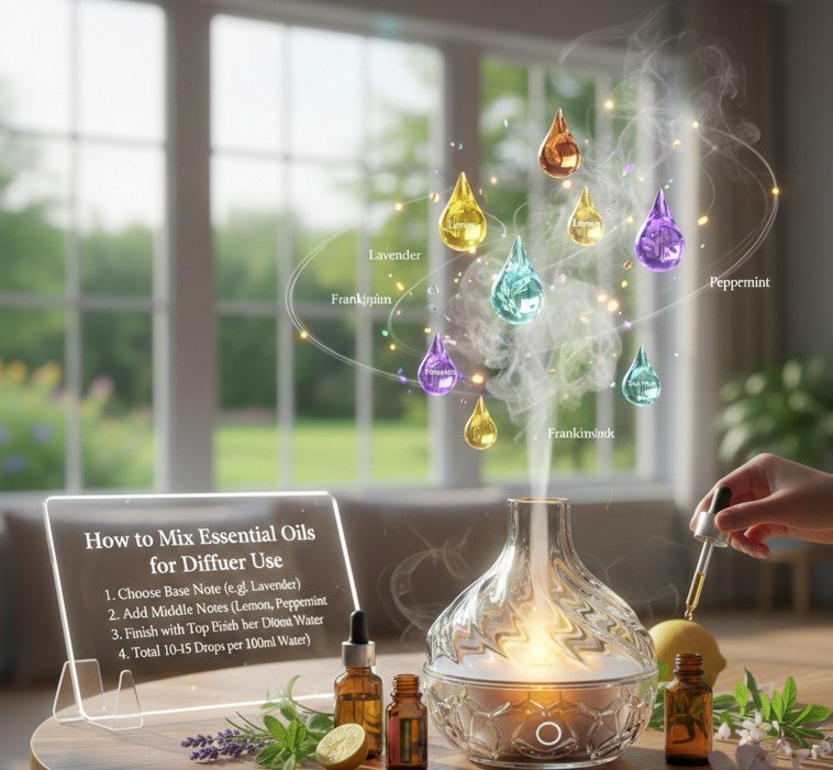How to Mix Essential Oils for Diffuser Use