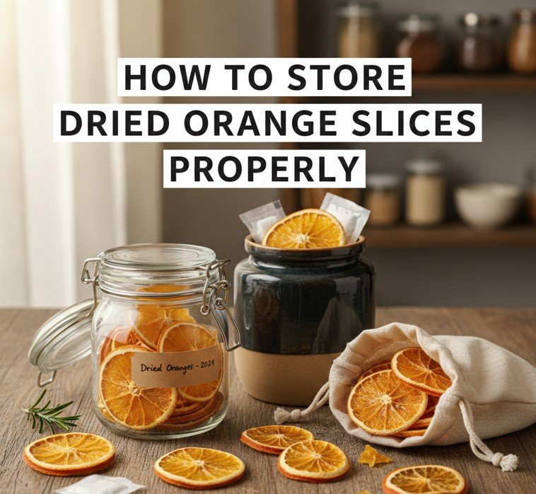 How to Store Dried Orange Slices Properly