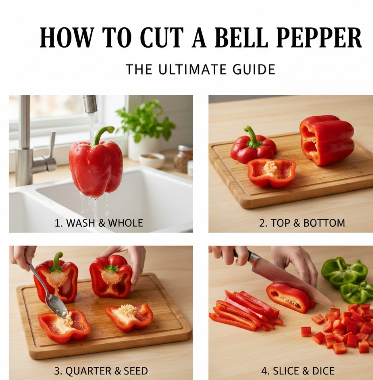 How to Cut a Bell Pepper
