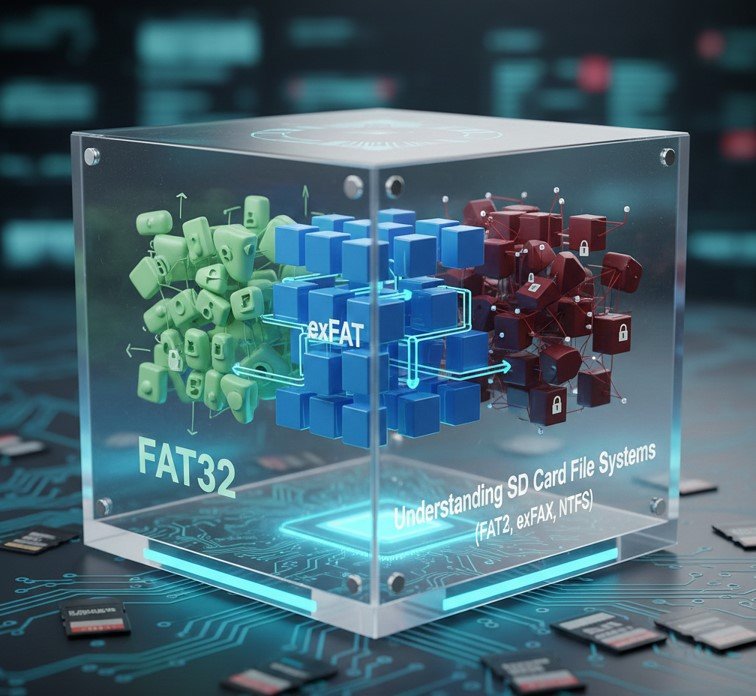 Understanding SD Card File Systems FAT32 exFAT NTFS