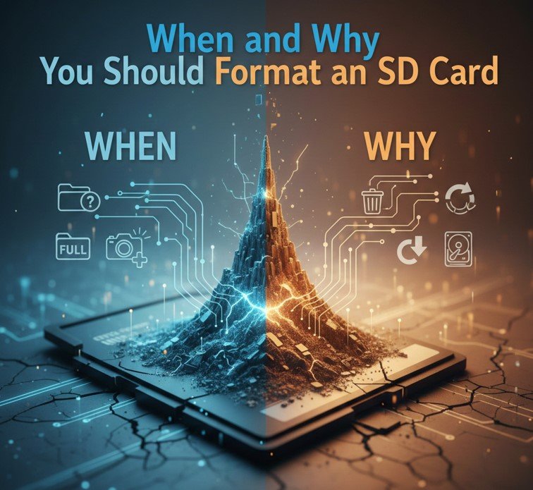 When and Why You Should Format an SD Card