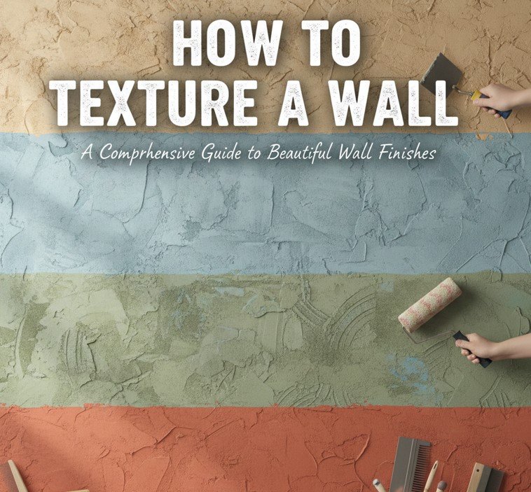 how to texture a wall