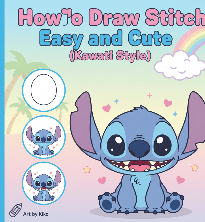 How to Draw Stitch (Complete Beginner-to-Pro Drawing Guide) image 77