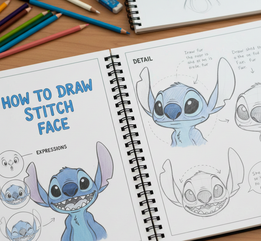 How to Draw Stitch (Complete Beginner-to-Pro Drawing Guide) image 79